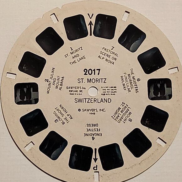 VINTAGE View Master The Matterhorn and Zermatt Switzerland St. Moritz SKI Reels - Picture 2 of 4